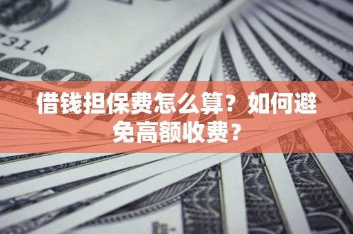 北京借钱担保费怎么算？如何避免高额收费？